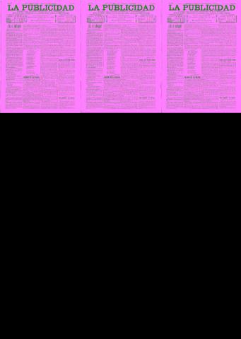 'La publicidad  : diario de avisos noticias y telegramas. Eco fiel de la opinión y verdadero defensor de los intereses morales y materiales de Granada y su provincia' - Año XIII Número 3265  - 1895 Mayo 12