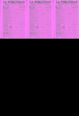 'La publicidad  : diario de avisos noticias y telegramas. Eco fiel de la opinión y verdadero defensor de los intereses morales y materiales de Granada y su provincia' - Año XIII Número 3357  - 1895 Agosto 13