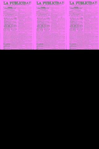 'La publicidad  : diario de avisos noticias y telegramas. Eco fiel de la opinión y verdadero defensor de los intereses morales y materiales de Granada y su provincia' - Año XIV Número 3607  - 1896 Abril 27