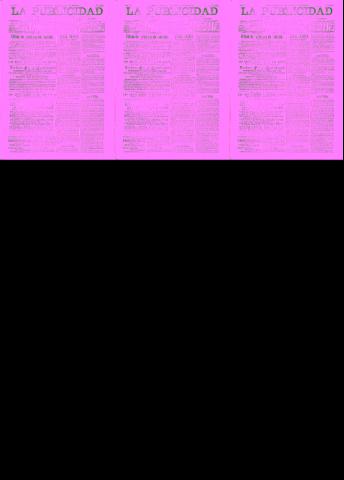 'La publicidad  : diario de avisos noticias y telegramas. Eco fiel de la opinión y verdadero defensor de los intereses morales y materiales de Granada y su provincia' - Año XIV Número 3667  - 1896 Julio 06