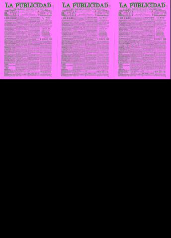 'La publicidad  : diario de avisos noticias y telegramas. Eco fiel de la opinión y verdadero defensor de los intereses morales y materiales de Granada y su provincia' - Año XIV Número 3668  - 1896 Julio 07