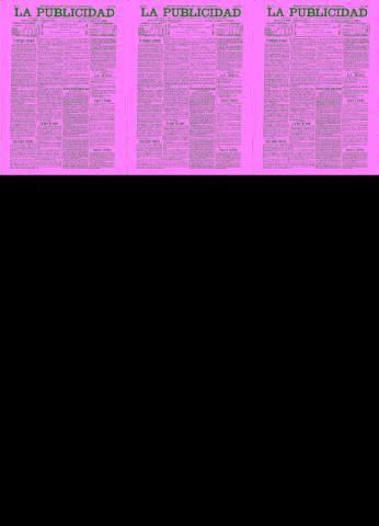 'La publicidad  : diario de avisos noticias y telegramas. Eco fiel de la opinión y verdadero defensor de los intereses morales y materiales de Granada y su provincia' - Año XIV Número 3669  - 1896 Julio 08