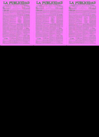 'La publicidad  : diario de avisos noticias y telegramas. Eco fiel de la opinión y verdadero defensor de los intereses morales y materiales de Granada y su provincia' - Año XIV Número 3683  - 1896 Julio 22