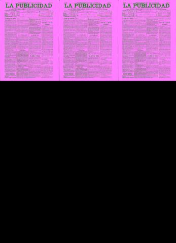 'La publicidad  : diario de avisos noticias y telegramas. Eco fiel de la opinión y verdadero defensor de los intereses morales y materiales de Granada y su provincia' - Año XIV Número 3685  - 1896 Julio 24