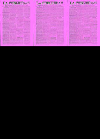 'La publicidad  : diario de avisos noticias y telegramas. Eco fiel de la opinión y verdadero defensor de los intereses morales y materiales de Granada y su provincia' - Año XIV Número 3707  - 1896 Agosto 15