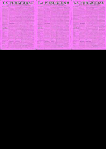 'La publicidad  : diario de avisos noticias y telegramas. Eco fiel de la opinión y verdadero defensor de los intereses morales y materiales de Granada y su provincia' - Año XIV Número 3734  - 1896 Septiembre 11