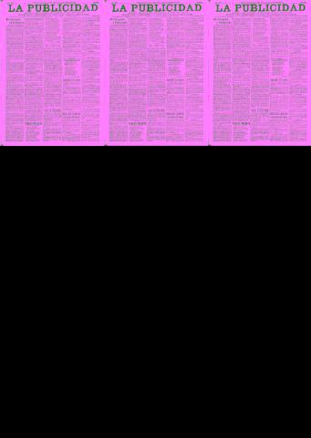 'La publicidad  : diario de avisos noticias y telegramas. Eco fiel de la opinión y verdadero defensor de los intereses morales y materiales de Granada y su provincia' - Año XIV Número 3759  - 1896 Octubre 06