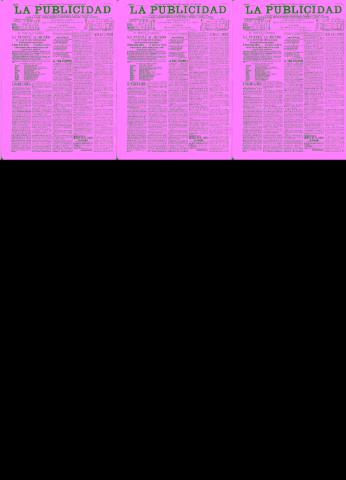 'La publicidad  : diario de avisos noticias y telegramas. Eco fiel de la opinión y verdadero defensor de los intereses morales y materiales de Granada y su provincia' - Año XV Número 3874  - 1897 Febrero 03