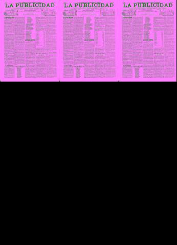 'La publicidad  : diario de avisos noticias y telegramas. Eco fiel de la opinión y verdadero defensor de los intereses morales y materiales de Granada y su provincia' - Año XV Número 3882  - 1897 Febrero 11