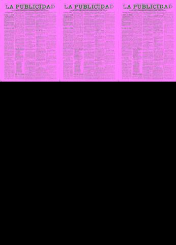 'La publicidad  : diario de avisos noticias y telegramas. Eco fiel de la opinión y verdadero defensor de los intereses morales y materiales de Granada y su provincia' - Año XV Número 3887  - 1897 Febrero 16