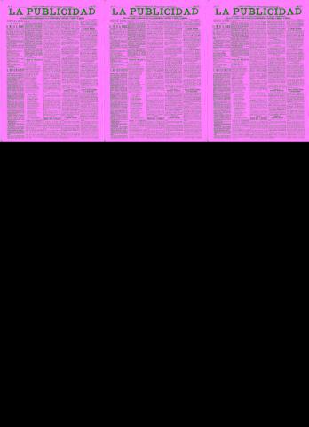 'La publicidad  : diario de avisos noticias y telegramas. Eco fiel de la opinión y verdadero defensor de los intereses morales y materiales de Granada y su provincia' - Año XV Número 3890  - 1897 Febrero 19