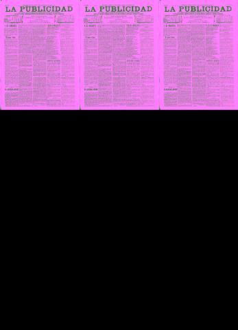 'La publicidad  : diario de avisos noticias y telegramas. Eco fiel de la opinión y verdadero defensor de los intereses morales y materiales de Granada y su provincia' - Año XV Número 3916  - 1897 Marzo 17