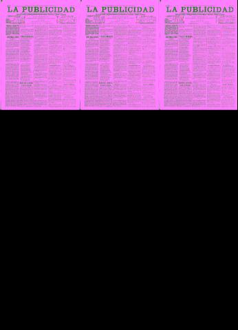 'La publicidad  : diario de avisos noticias y telegramas. Eco fiel de la opinión y verdadero defensor de los intereses morales y materiales de Granada y su provincia' - Año XV Número 3922  - 1897 Marzo 23