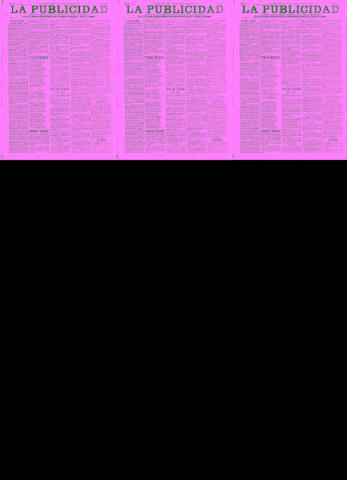 'La publicidad  : diario de avisos noticias y telegramas. Eco fiel de la opinión y verdadero defensor de los intereses morales y materiales de Granada y su provincia' - Año XV Número 3938  - 1897 Abril 08