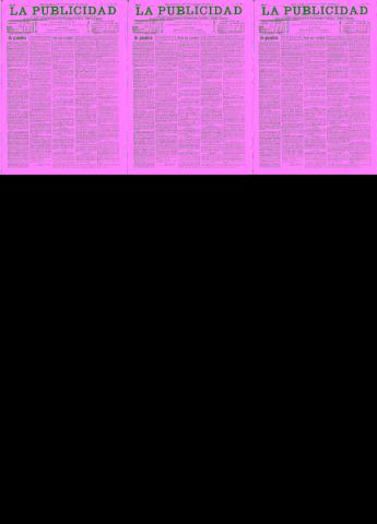 'La publicidad  : diario de avisos noticias y telegramas. Eco fiel de la opinión y verdadero defensor de los intereses morales y materiales de Granada y su provincia' - Año XV Número 3923  - 1897 Abril 24