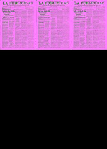 'La publicidad  : diario de avisos noticias y telegramas. Eco fiel de la opinión y verdadero defensor de los intereses morales y materiales de Granada y su provincia' - Año XV Número 3927  - 1897 Abril 28