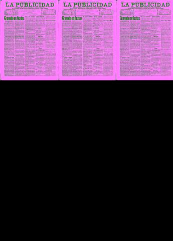 'La publicidad  : diario de avisos noticias y telegramas. Eco fiel de la opinión y verdadero defensor de los intereses morales y materiales de Granada y su provincia' - Año XV Número 3985  - 1897 Junio 25