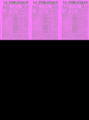 'La publicidad  : diario de avisos noticias y telegramas. Eco fiel de la opinión y verdadero defensor de los intereses morales y materiales de Granada y su provincia' - Año XV Número 4110  - 1897 Octubre 28