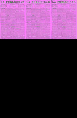 'La publicidad  : diario de avisos noticias y telegramas. Eco fiel de la opinión y verdadero defensor de los intereses morales y materiales de Granada y su provincia' - Año XVI Número 4365  - 1898 Julio 12