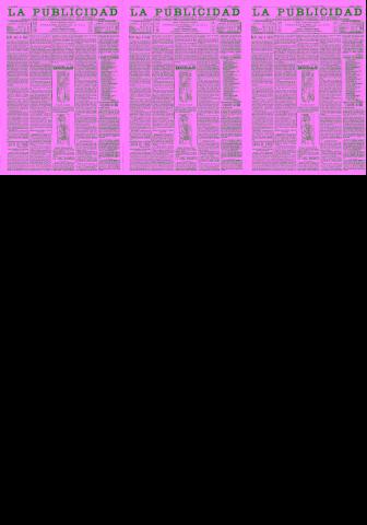 'La publicidad  : diario de avisos noticias y telegramas. Eco fiel de la opinión y verdadero defensor de los intereses morales y materiales de Granada y su provincia' - Año XX Número 4914  - 1900 Enero 17