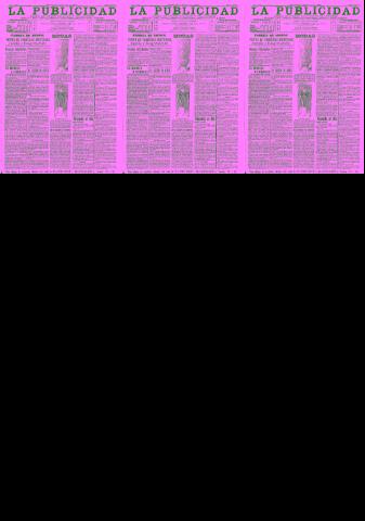 'La publicidad  : diario de avisos noticias y telegramas. Eco fiel de la opinión y verdadero defensor de los intereses morales y materiales de Granada y su provincia' - Año XX Número 4932  - 1900 Febrero 06