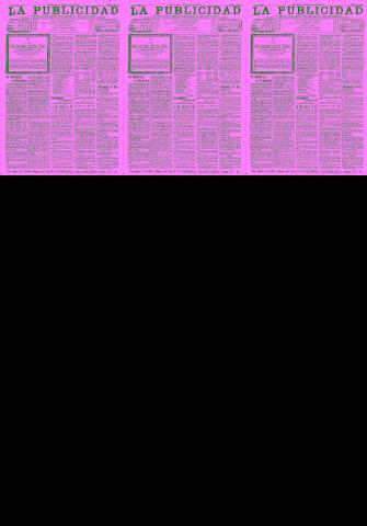 'La publicidad  : diario de avisos noticias y telegramas. Eco fiel de la opinión y verdadero defensor de los intereses morales y materiales de Granada y su provincia' - Año XX Número 4934  - 1900 Febrero 08