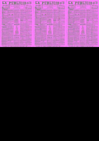 'La publicidad  : diario de avisos noticias y telegramas. Eco fiel de la opinión y verdadero defensor de los intereses morales y materiales de Granada y su provincia' - Año XX Número 4961  - 1900 Marzo 11