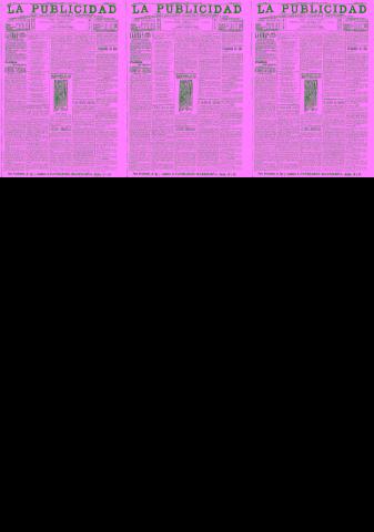 'La publicidad  : diario de avisos noticias y telegramas. Eco fiel de la opinión y verdadero defensor de los intereses morales y materiales de Granada y su provincia' - Año XX Número 4977  - 1900 Marzo 30