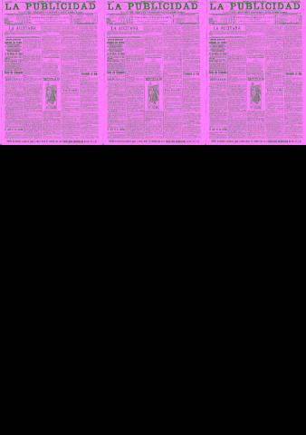 'La publicidad  : diario de avisos noticias y telegramas. Eco fiel de la opinión y verdadero defensor de los intereses morales y materiales de Granada y su provincia' - Año XX Número 5003  - 1900 Mayo 05