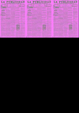 'La publicidad  : diario de avisos noticias y telegramas. Eco fiel de la opinión y verdadero defensor de los intereses morales y materiales de Granada y su provincia' - Año XX Número 5016  - 1900 Mayo 19