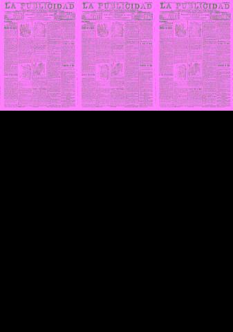 'La publicidad  : diario de avisos noticias y telegramas. Eco fiel de la opinión y verdadero defensor de los intereses morales y materiales de Granada y su provincia' - Año XX Número 5096  - 1900 Agosto 22