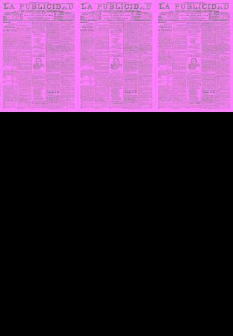 'La publicidad  : diario de avisos noticias y telegramas. Eco fiel de la opinión y verdadero defensor de los intereses morales y materiales de Granada y su provincia' - Año XX Número 5098  - 1900 Agosto 24