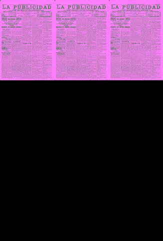 'La publicidad  : diario de avisos noticias y telegramas. Eco fiel de la opinión y verdadero defensor de los intereses morales y materiales de Granada y su provincia' - Año XX Número 5216  - 1900 Diciembre 19