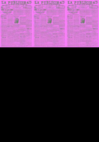 'La publicidad  : diario de avisos noticias y telegramas. Eco fiel de la opinión y verdadero defensor de los intereses morales y materiales de Granada y su provincia' - Año XXI Número 5309  - 1901 Abril 06