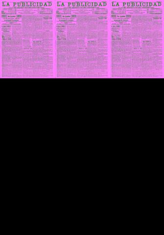 'La publicidad  : diario de avisos noticias y telegramas. Eco fiel de la opinión y verdadero defensor de los intereses morales y materiales de Granada y su provincia' - Año XXI Número 5316  - 1901 Abril 13