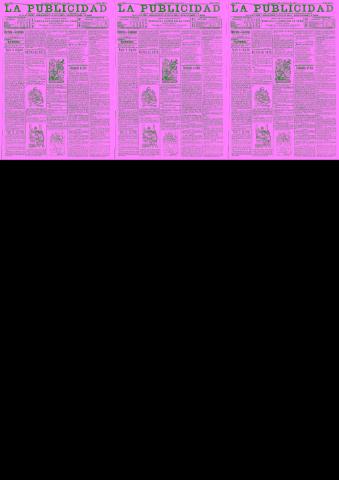 'La publicidad  : diario de avisos noticias y telegramas. Eco fiel de la opinión y verdadero defensor de los intereses morales y materiales de Granada y su provincia' - Año XXI Número 5345  - 1901 Mayo 26