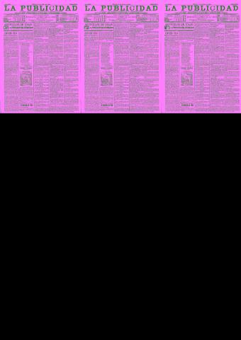 'La publicidad  : diario de avisos noticias y telegramas. Eco fiel de la opinión y verdadero defensor de los intereses morales y materiales de Granada y su provincia' - Año XXI Número 5380  - 1901 Julio 06