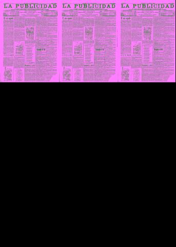 'La publicidad  : diario de avisos noticias y telegramas. Eco fiel de la opinión y verdadero defensor de los intereses morales y materiales de Granada y su provincia' - Año XXI Número 5381  - 1901 Julio 07
