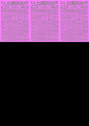 'La publicidad  : diario de avisos noticias y telegramas. Eco fiel de la opinión y verdadero defensor de los intereses morales y materiales de Granada y su provincia' - Año XXI Número 5399  - 1901 Julio 28