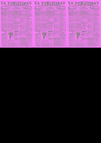'La publicidad  : diario de avisos noticias y telegramas. Eco fiel de la opinión y verdadero defensor de los intereses morales y materiales de Granada y su provincia' - Año XXI Número 5421  - 1901 Agosto 23