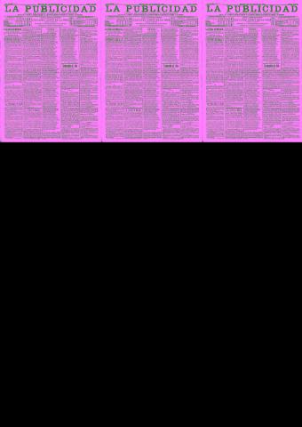 'La publicidad  : diario de avisos noticias y telegramas. Eco fiel de la opinión y verdadero defensor de los intereses morales y materiales de Granada y su provincia' - Año XXI Número 5428  - 1901 Agosto 31