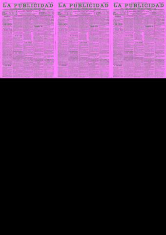 'La publicidad  : diario de avisos noticias y telegramas. Eco fiel de la opinión y verdadero defensor de los intereses morales y materiales de Granada y su provincia' - Año XXI Número 5436  - 1901 Septiembre 10
