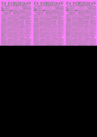 'La publicidad  : diario de avisos noticias y telegramas. Eco fiel de la opinión y verdadero defensor de los intereses morales y materiales de Granada y su provincia' - Año XXI Número 5450  - 1901 Septiembre 26