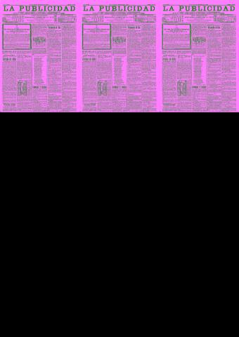 'La publicidad  : diario de avisos noticias y telegramas. Eco fiel de la opinión y verdadero defensor de los intereses morales y materiales de Granada y su provincia' - Año XXI Número 5456  - 1901 Octubre 03