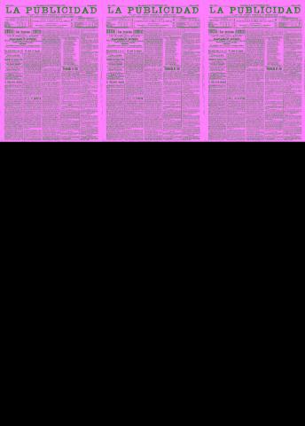 'La publicidad  : diario de avisos noticias y telegramas. Eco fiel de la opinión y verdadero defensor de los intereses morales y materiales de Granada y su provincia' - Año XXI Número 5483  - 1901 Noviembre 03