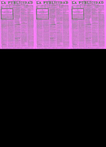 'La publicidad  : diario de avisos noticias y telegramas. Eco fiel de la opinión y verdadero defensor de los intereses morales y materiales de Granada y su provincia' - Año XXII Número 5614  - 1902 Abril 05
