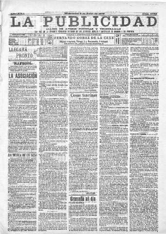'La publicidad  : diario de avisos noticias y telegramas. Eco fiel de la opinión y verdadero defensor de los intereses morales y materiales de Granada y su provincia' - Año XXII Número 5688  - 1902 Julio 02