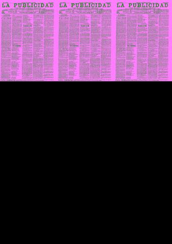 'La publicidad  : diario de avisos noticias y telegramas. Eco fiel de la opinión y verdadero defensor de los intereses morales y materiales de Granada y su provincia' - Año XXIII Número 5931  - 1903 Mayo 15