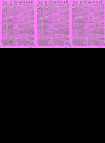 'La publicidad  : diario de avisos noticias y telegramas. Eco fiel de la opinión y verdadero defensor de los intereses morales y materiales de Granada y su provincia' - Año XXXI Número 8344  - 1911 Enero 05