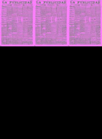 'La publicidad  : diario de avisos noticias y telegramas. Eco fiel de la opinión y verdadero defensor de los intereses morales y materiales de Granada y su provincia' - Año XXXI Número 8350  - 1911 Enero 11